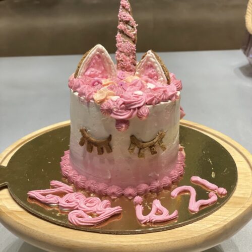 Unicorn Dog Cake