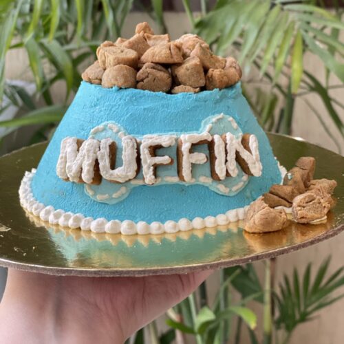 Food Bowl Dog Cake