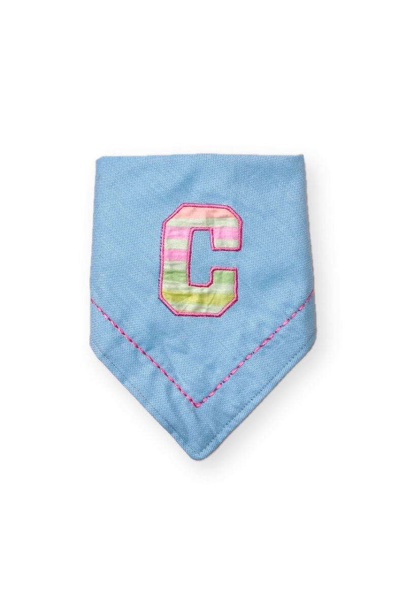 candy-cloud-Custom-Dog-Bandana; dog name customised bandana