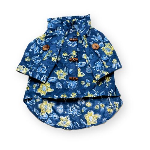 ajrakh dog kurta; Bagh Ajrakh Kurta for dogs