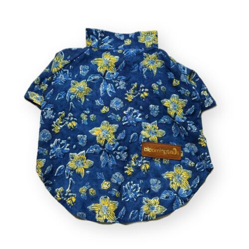 ajrakh dog kurta; Bagh Ajrakh Kurta for dogs