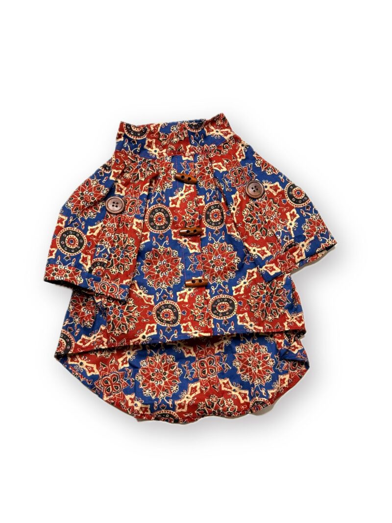 leher ajrakh dog kurta